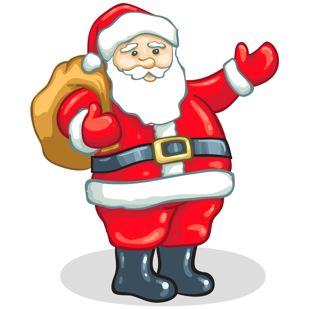 Father Christmas Cartoon Pics - Royalty-Free Vector Clip Art